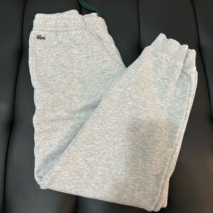 Lacoste Gray Sweatpants Relaxed Fit Joggers